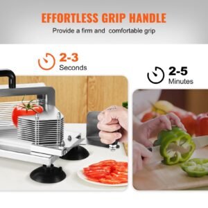 commercial tomato slicer 1438316 tomato cutter slicer stainless steel heavy duty tomato slicer machine manual tomato slicer with non slip feet cutting tomatoes cucumbers bananas 2.jpg