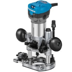 Compact Router 1.25HP With Fixed Base, Plunge Base and Tilt Base, Variable Speed Wood Router Kit Max Torque 30,000RPM 800W For Woodworking & Furniture Manufacturing