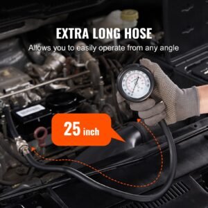 compression tester adapter kit 9 pcs automotive engine cylinder leak down compression test accurate dual scale pressure gauge 0 300 psi with long reach hoses and case for engine cylinders 1.jpg
