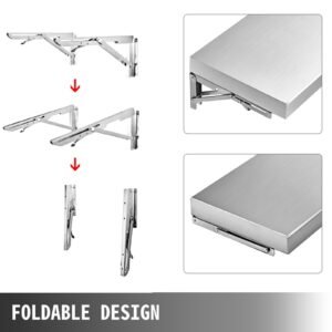concession shelf 708l x 114w inch with stainless steel frame and surface board for food trailer serving window 2.jpg