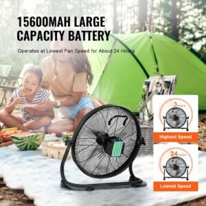 cordless fan 16 in portable quiet personal fan for home or office 360 degree manual pivoting head stepless speed regulation high velocity cordless fan heavy duty metal industrial floor fans 2.jpg