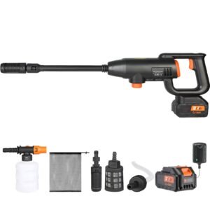 cordless pressure washer 580 psi 11 gpm portable power cleaner handheld high pressure car washer gun with 40ah battery charger 6 in 1 nozzle for homefloor cleaning watering.jpg