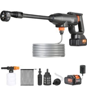 cordless pressure washer 580 psi 11 gpm portable power cleaner handheld high pressure car washer gun with 40ah battery charger 6 in 1 nozzle for homefloor cleaning watering 4.jpg