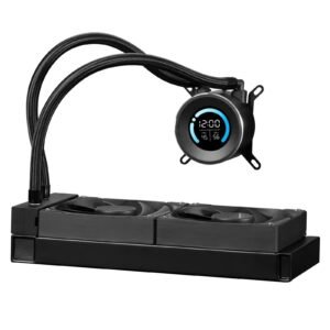 cpu liquid cooler aio cpu water cooler 120mm pwn fans pump 18 display max 2200rpm cpu cooling fan efficient black pc water cooler for intel 115x1366201117001200 amd am4am5 5.jpg