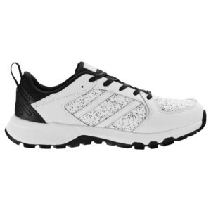 Cross Training Shoes, M Width Sneakers US Size 9, Wide Toe Box Shoes with Arch Support & Adjustable Lace-up, Training Shoes for Running, Gymnastics, Dog Walking, and Weightlifting (White)
