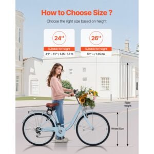 cruiser bike 7 speed 26 inch light blue beach cruiser bike with large capacity basket and rear rack secure sturdy cruiser bike with adjustable seat fits for cycling exercise shopping 14.jpg