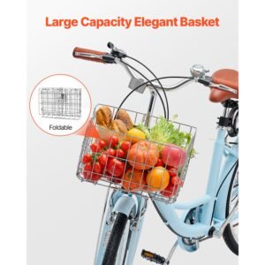 cruiser bike 7 speed 26 inch light blue beach cruiser bike with large capacity basket and rear rack secure sturdy cruiser bike with adjustable seat fits for cycling exercise shopping 16.jpg