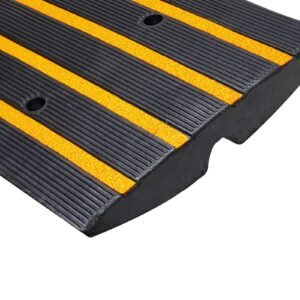 curb ramp 3 pack rubber driveway ramps heavy duty 33069 lbs weight capacity threshold ramp 26 inch high curbside bridge ramps for loading dock garage sidewalk expandable full ramp set 1.jpg