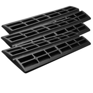 curb ramp 3 pack rubber driveway ramps heavy duty 33069 lbs weight capacity threshold ramp 26 inch high curbside bridge ramps for loading dock garage sidewalk expandable full ramp set 5.jpg