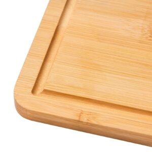 cutting board 3 pieces premium versatile bamboo cutting board with food grade oil and juice groovesturdy durable chopping board with built in handle fit for display chopping serving 5.jpg