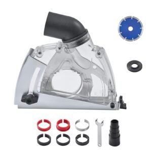 cutting dust shroud for angle grinders universal 4 5 in angle grinder dust shroud with 6 clamping washers 5 in diamond grinding cup wheel adjustable cutting depth connect to vacuum cleaner.jpg