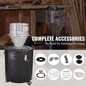 cyclone dust separator with metal tank 4 retrofit cyclone separator for dust collectors abs dust deputy with 2 hole od connector hose for wetdry shop vacuums fits 1321 gallon tank 5.jpg