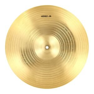 Cymbal Pack, 3 Pieces Cymbals for Drum Set, Alloy Cymbals Drum Set Includes 14-inch Hi-Hats, 16-inch Crash, 20-inch Ride, Drumsticks & Cymbal Bag, Alloy Cymbal Pack for Drummer, Bright Copper