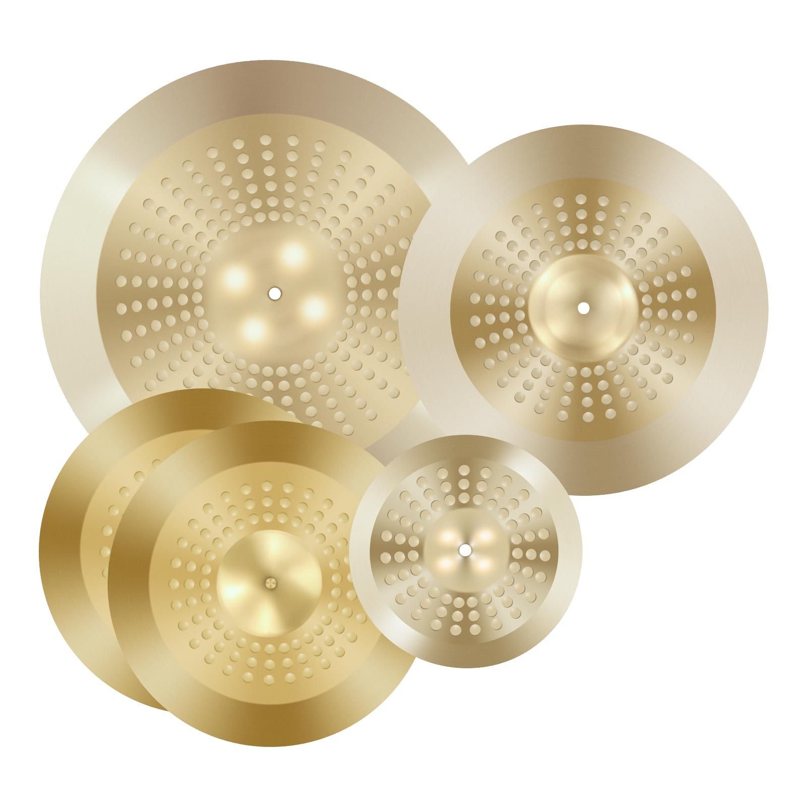 cymbal pack 4 pieces cymbals for drum set alloy cymbals drum set includes 14 inch hi hats 16 inch crash 20 inch ride 10 inch splash drumsticks cymbal bag alloy cymbal pack for drummer.jpg