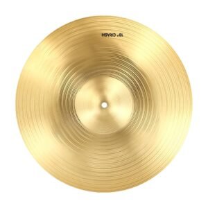 Cymbal Pack, 6 Pieces Cymbals for Drum Set, Alloy Cymbals Drum Set Includes 14-inch Hi-Hats, 16-inch Crash, 18-inch Crash, 20-inch Ride, 10-inch Splash, 16-inch China, Drumsticks & Cymbal Bag