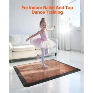 dance floor tiles 124 x 124 in 25 piece interlocking dance flooring portable dance practice floor with cushioned base oak wood grain 25 sq ftbox 1 3.jpg