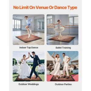 dance floor tiles 124 x 124 in 25 piece interlocking dance flooring portable dance practice floor with cushioned base oak wood grain 25 sq ftbox 1 4.jpg