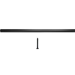 Deck Balusters, 101 Pack Metal Deck Spindles, 26"x0.75" Staircase Baluster with Screws, Aluminum Alloy Deck Railing for Wood and Composite Deck, Square Baluster for Outdoor Stair Deck Porch