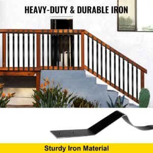 deck balusters 51 pack metal deck spindles 3225x1 staircase baluster with screws iron deck railing for wood and composite deck stylish baluster for outdoor stair deck porch 2.jpg