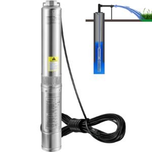 deep well submersible pump 1hp 115v60hz 37gpm flow 207ft head with 33ft electric cord 4 stainless steel water pump for industrial irrigationhome use ip68 waterproof grade 4.jpg