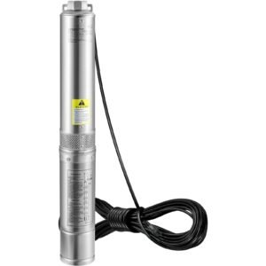 deep well submersible pump 1hp 115v60hz 37gpm flow 207ft head with 33ft electric cord 4 stainless steel water pump for industrial irrigationhome use ip68 waterproof grade 5.jpg