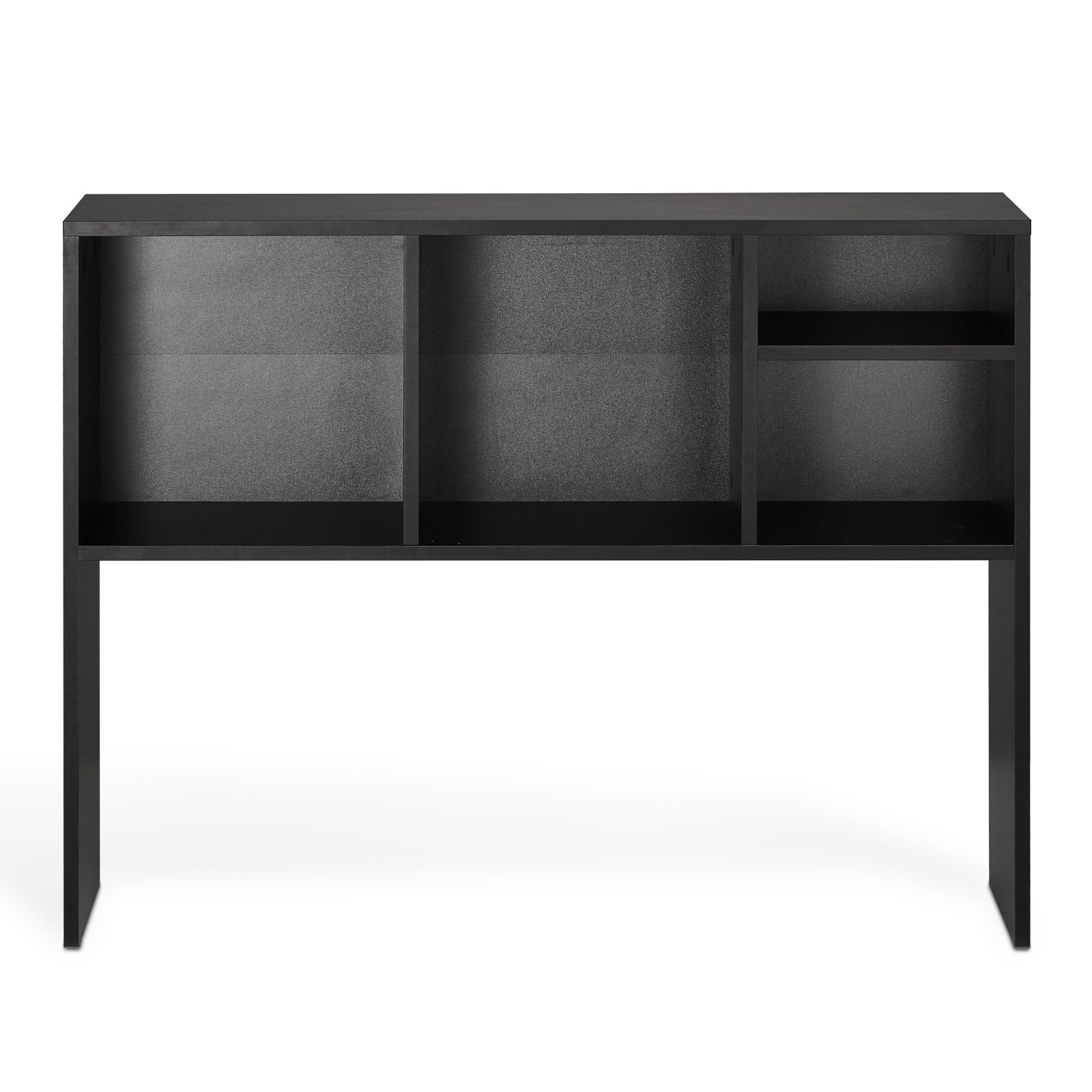 desktop bookshelf 1 tier desktop storage organizer 37 x 94 x 287 office storage rack wood display shelf desktop bookshelf hutch with anti slip feet pads for office home dorm black.jpg