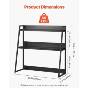 desktop bookshelf 2 tier desktop storage organizer 374 x 126 x 354 office desk storage rack display shelf desktop bookshelf hutch with anti slip feet pads for home dorm black 2.jpg