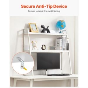 desktop bookshelf 2 tier desktop storage organizer 374 x 126 x 354 office desk storage rack display shelf desktop bookshelf hutch with anti slip feet pads for home dorm white 2.jpg