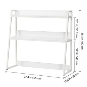 desktop bookshelf 2 tier desktop storage organizer 374 x 126 x 354 office desk storage rack display shelf desktop bookshelf hutch with anti slip feet pads for home dorm white 4.jpg