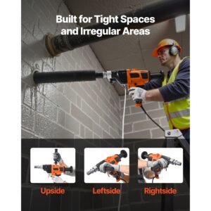 diamond core drilling machine 08 63 in drilling diameter handheld dry and wet concrete core drill rig with 4 drill bits 0 1800rpm variable speed unc1 14 7 for concrete brick stone 2000w 2.jpg