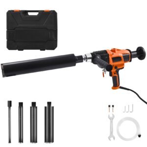 diamond core drilling machine 08 63 in drilling diameter handheld dry and wet concrete core drill rig with 4 drill bits 0 1800rpm variable speed unc1 14 7 for concrete brick stone 2000w.jpg