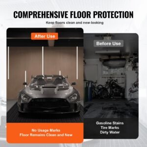 diamond plate rubber flooring roll 3 mm x 4 ft x 8 ft garage floor mat sbr rubber garage flooring roll easy to clean diamond plate rubber mat for under cars garage industry gym black 3.jpg