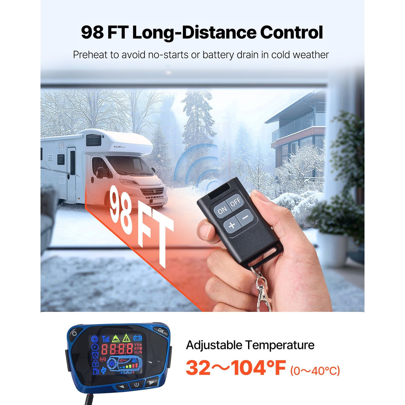 diesel air heater 8 kw dc12 24v fast heating diesel parking heater with remote control and blue lcd switch low noise pre heating function for rv truck camper van boat and trailer.jpg