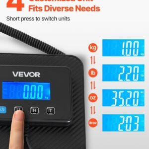 digital postal scale 035 oz35 oz dual accuracy 440 lbs commercial weight scale with holdtare function lcd display fit for packages postage luggage battery charging cable included 2.jpg