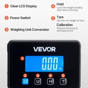 digital postal scale 035 oz35 oz dual accuracy 440 lbs commercial weight scale with holdtare function lcd display fit for packages postage luggage battery charging cable included 5.jpg