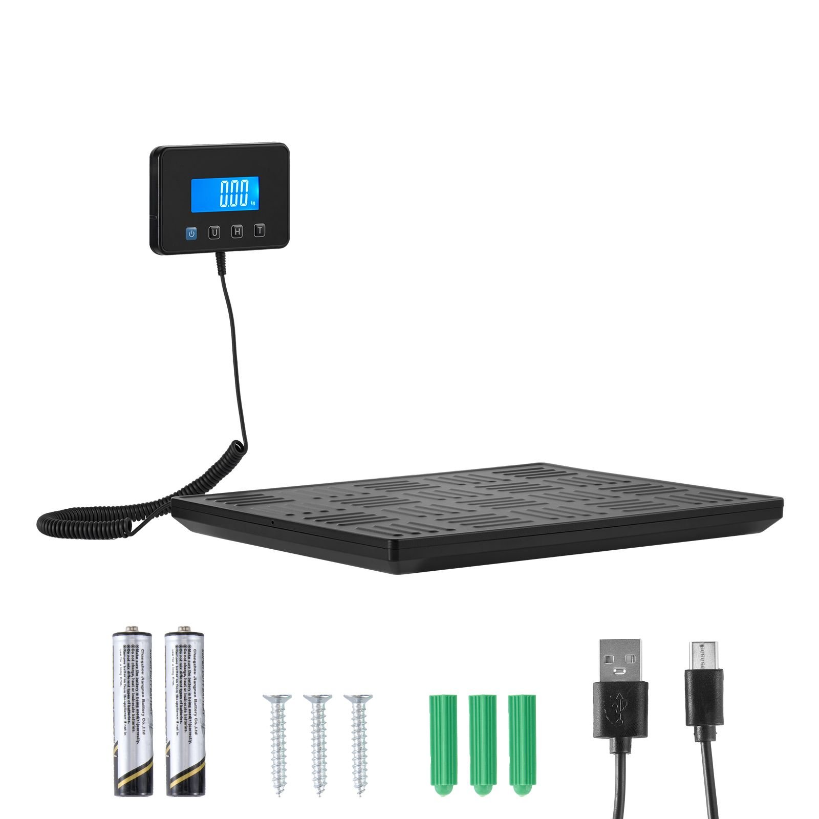 digital postal scale 07 oz35 oz dual accuracy 660 lbs commercial weight scale with holdtare function lcd display fit for packages postage luggage battery charging cable included.jpg