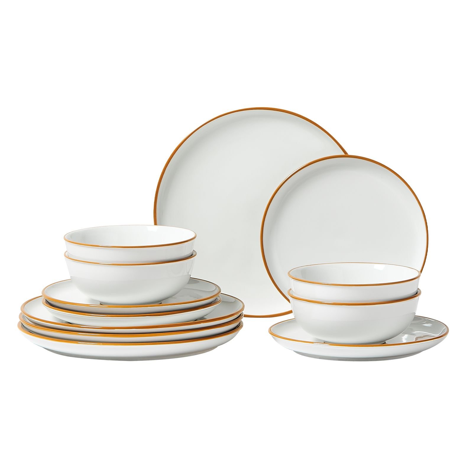 dinnerware set service for 4 12 pcs round plates and bowls sets scratch resistant ceramic dinner ware dishwasher and microwave suitable kitchen dish for dessert salad soup pasta white.jpg