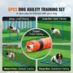 dog agility training equipment 5 pcs set upgrade with adjustable high hurdles6 weave polesextended tunneljump ringpause boxwhistlefoldable bowlpuppy obstacle course kit with storage bag 1.jpg