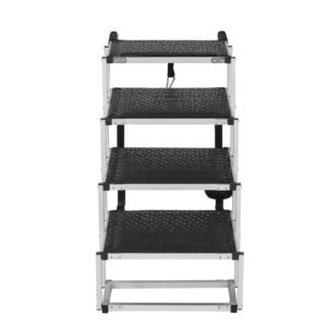 dog stair for cars wide 4 step dog car steps folding dog car ramp with nonslip surface portable pet steps lightweight aluminum for car suv and truck supports up to 150 lbs 2.jpg