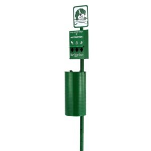 dog waste station commercial dog poop station 115 gallons pet waste bin with 50 can liners bag dispenser 600 waste bags outdoor dog waste disposal system for backyard 5.jpg
