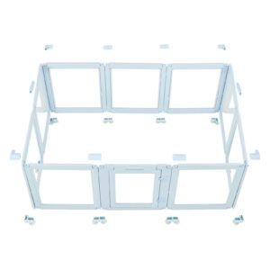 dog whelping box 76x49x30 in plastic dog whelping pen for large sized dogs waterproof puppy playpen with transparent windows door lock easy to clean durable indoor pet dogs cats birth kit 5.jpg