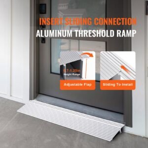door threshold ramp 1 rise 800 lbs load capacity door ramp for wheelchairs aluminum threshold ramp for doorways adjustable modular threshold ramp for wheelchairs scooters power chairs 1.jpg