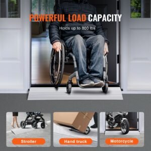 door threshold ramp 1 rise 800 lbs load capacity door ramp for wheelchairs aluminum threshold ramp for doorways adjustable modular threshold ramp for wheelchairs scooters power chairs 4.jpg
