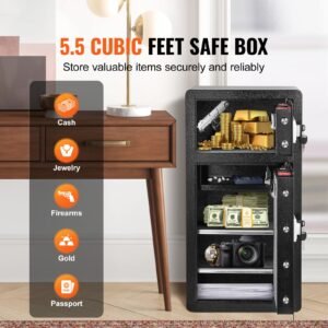 double doors 55 cuft safe box with key lock password safe lock box with fireproof bag key rack led light 2 height adjustable and removable divider and 1 cabinet 1.jpg