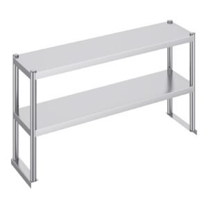 double overshelf double tier stainless steel overshelf 12 x 48 inch double deck overshelf height adjustable overshelf prep work table for kitchen restaurant and workshop 2.jpg
