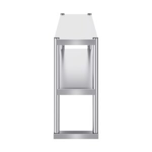 double overshelf double tier stainless steel overshelf 12 x 48 inch double deck overshelf height adjustable overshelf prep work table for kitchen restaurant and workshop 4.jpg