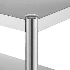 double overshelf double tier stainless steel overshelf 12 x 48 inch double deck overshelf height adjustable overshelf prep work table for kitchen restaurant and workshop 5.jpg