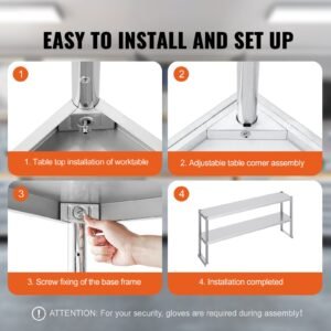 double overshelf double tier stainless steel overshelf 12 x 60 inch double deck overshelf height adjustable overshelf prep work table for kitchen restaurant and workshop 5.jpg