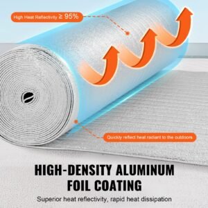 double reflective insulation roll foam core radiant barrier 55mm 48 in x 50 ft double sided aluminum foil epe foam heat reflective shield thermal insulation roll for window rv roof 2.jpg