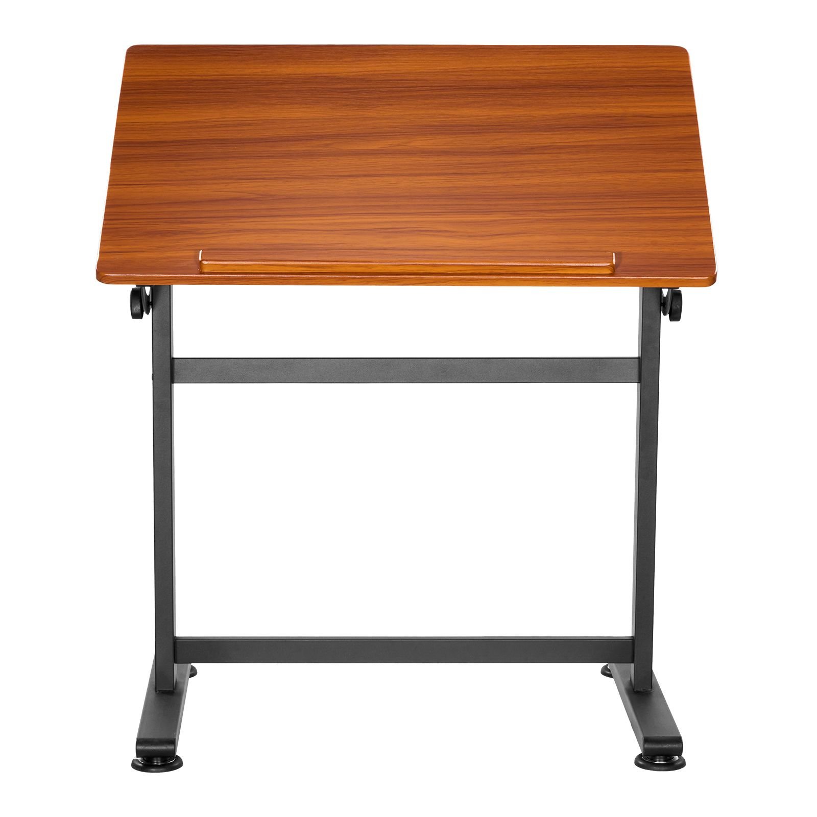drafting table adjustable 090 tilt drawing desk portable artist table with black h frame and brown desktop wooden painting desk craft workstation for reading writing crafting meeting.jpg